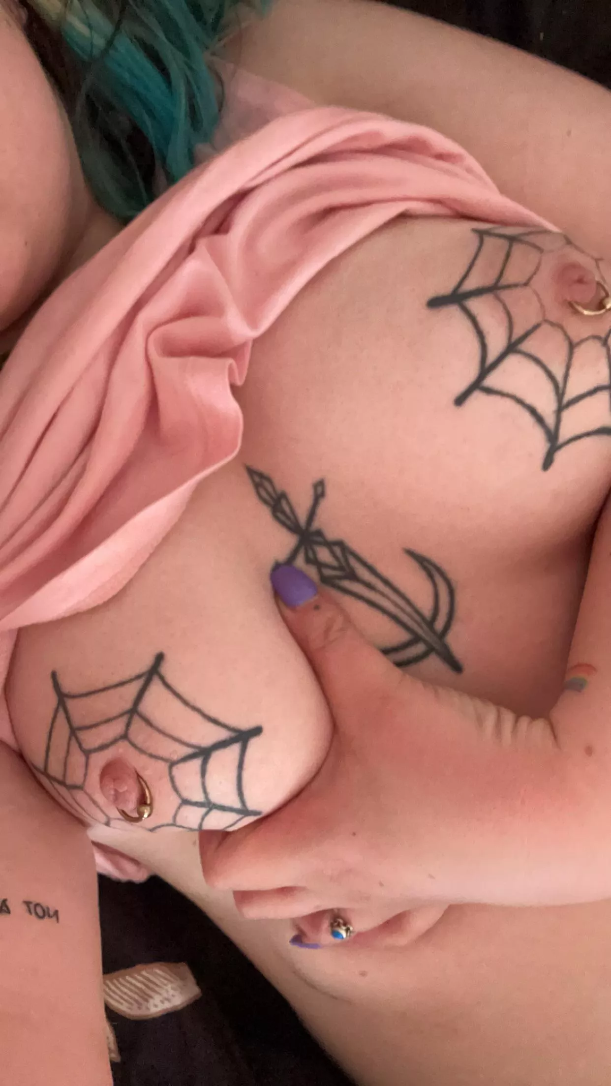 do you like my blue hair?