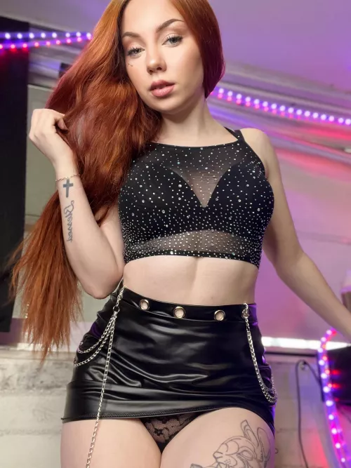 Do you like my leather skirt?