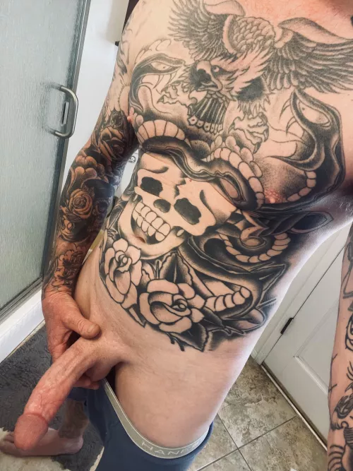 Huge shaved ginger cock for you