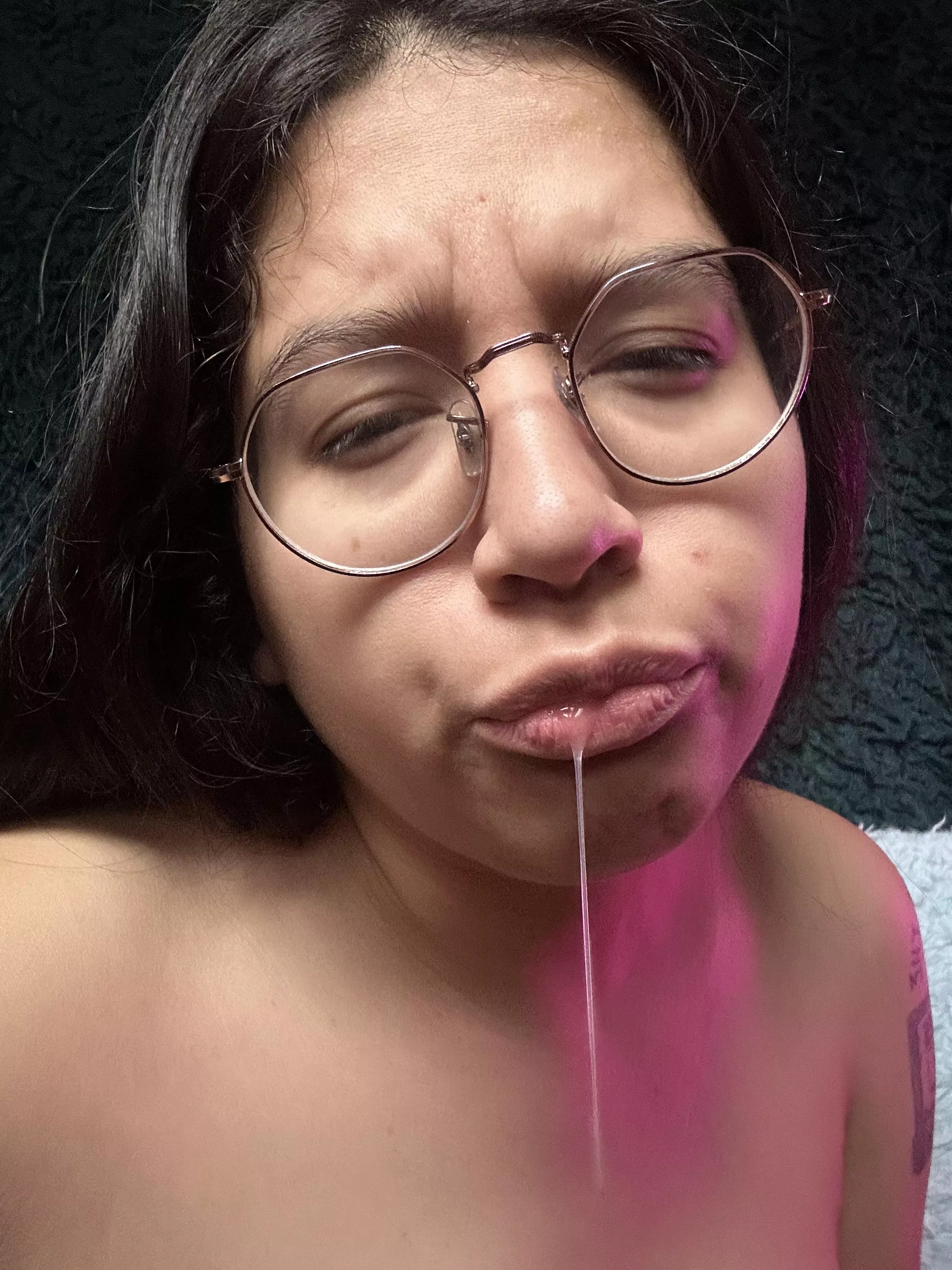 i like spitting on my tits too