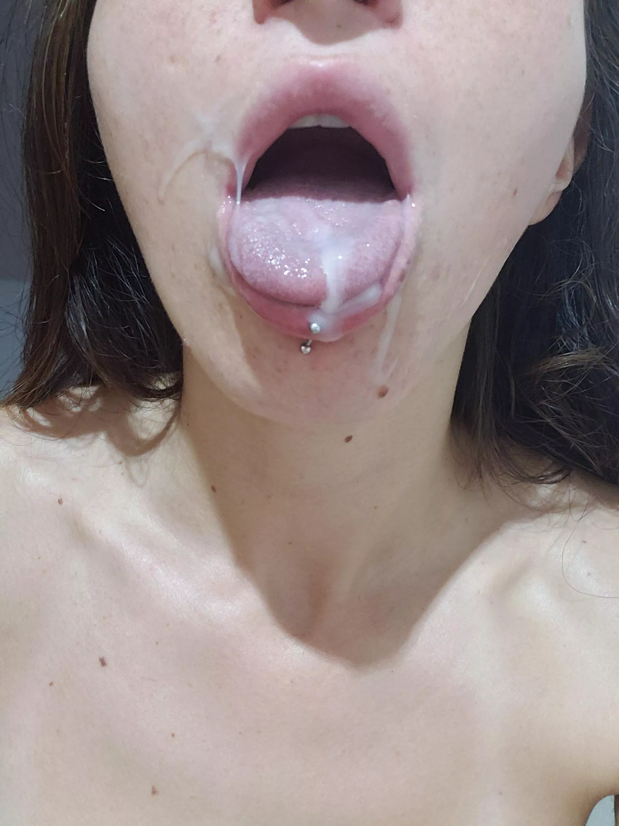 If I were your girlfriend, would you cum on my mouth every day?