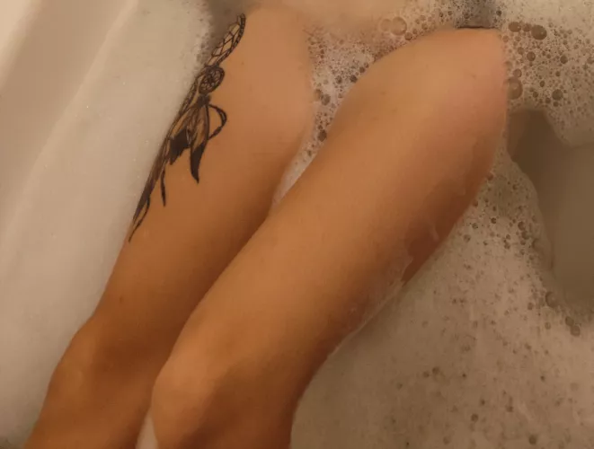 Just a good soak after being folded in half