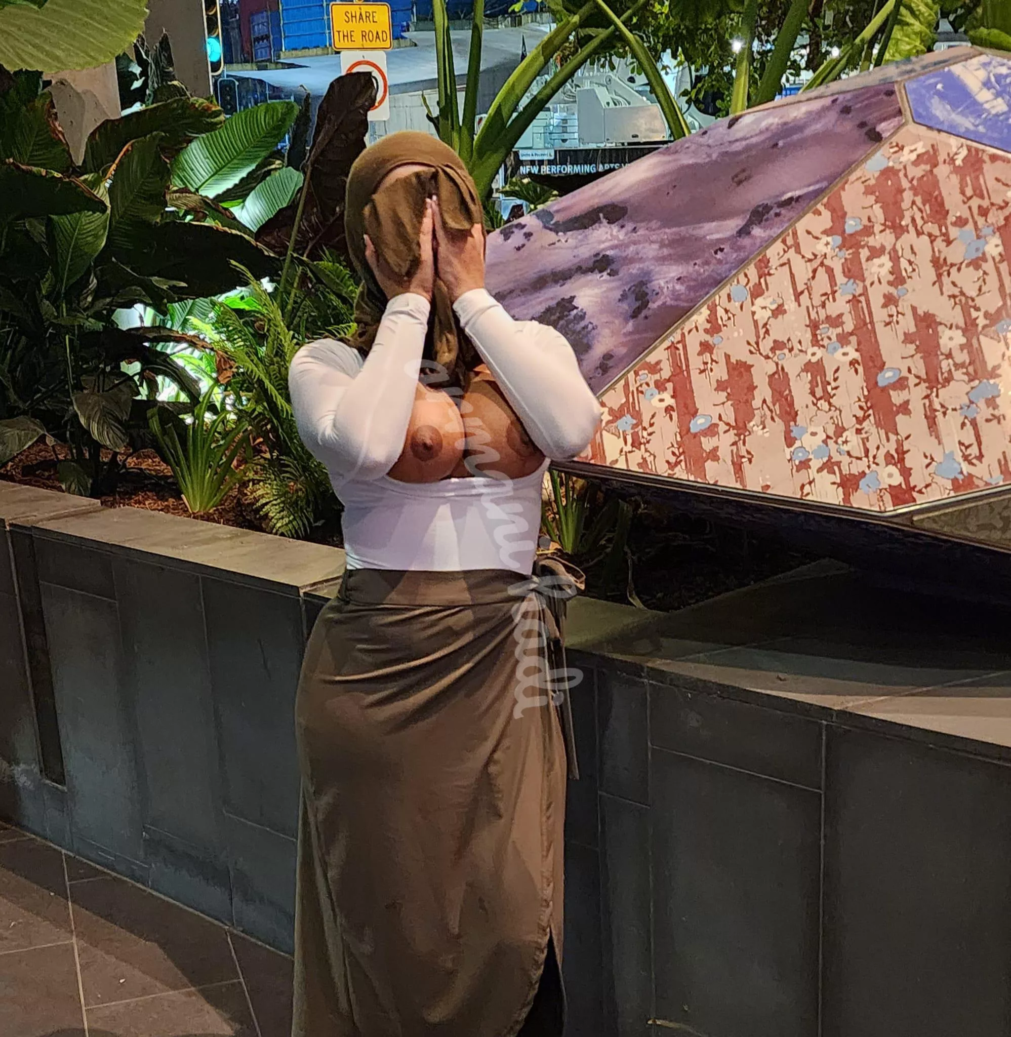 Just a milf who loves to flash