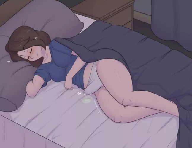 She's having sweet dreams