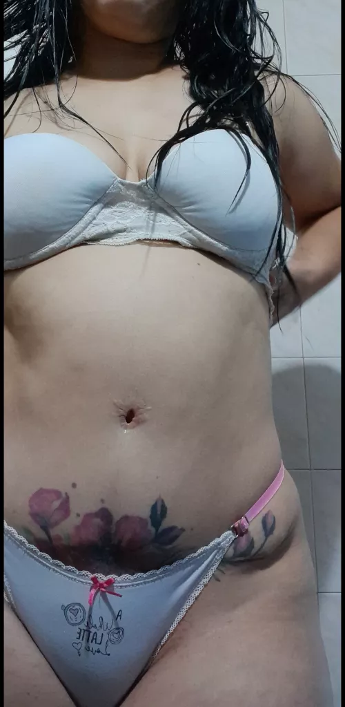 We'll play and then I'll show you something hot and wet. 