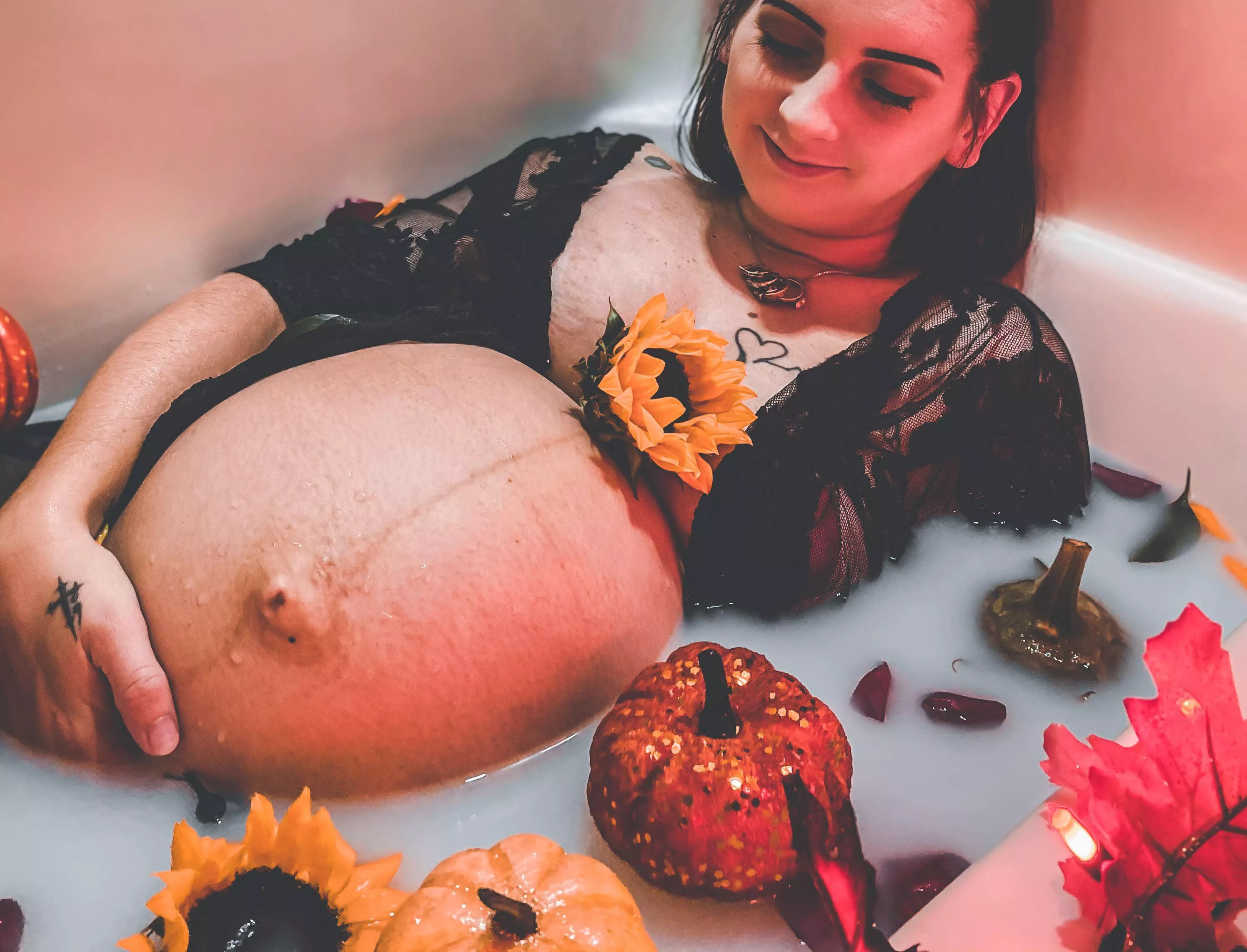 Would you still fuck a pregnant girl as big as me