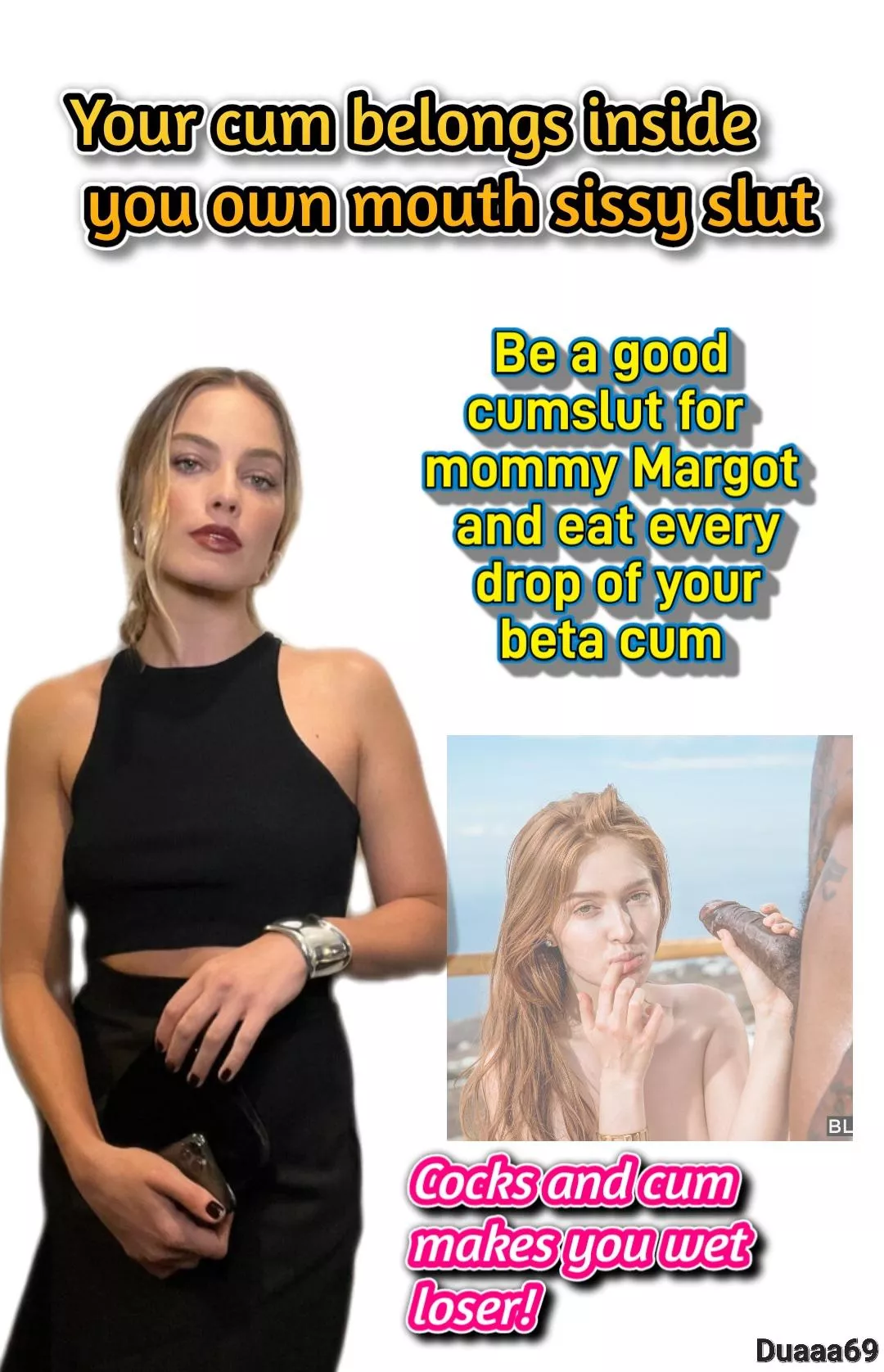 Be a good cumslut for mommy Margot
