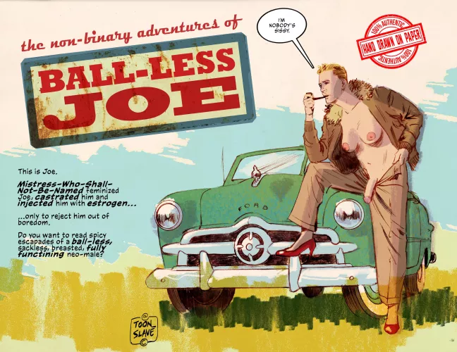 Gender Bending ENBY neo-male transformation comics are hard to find. Is there an audience for this stuff?