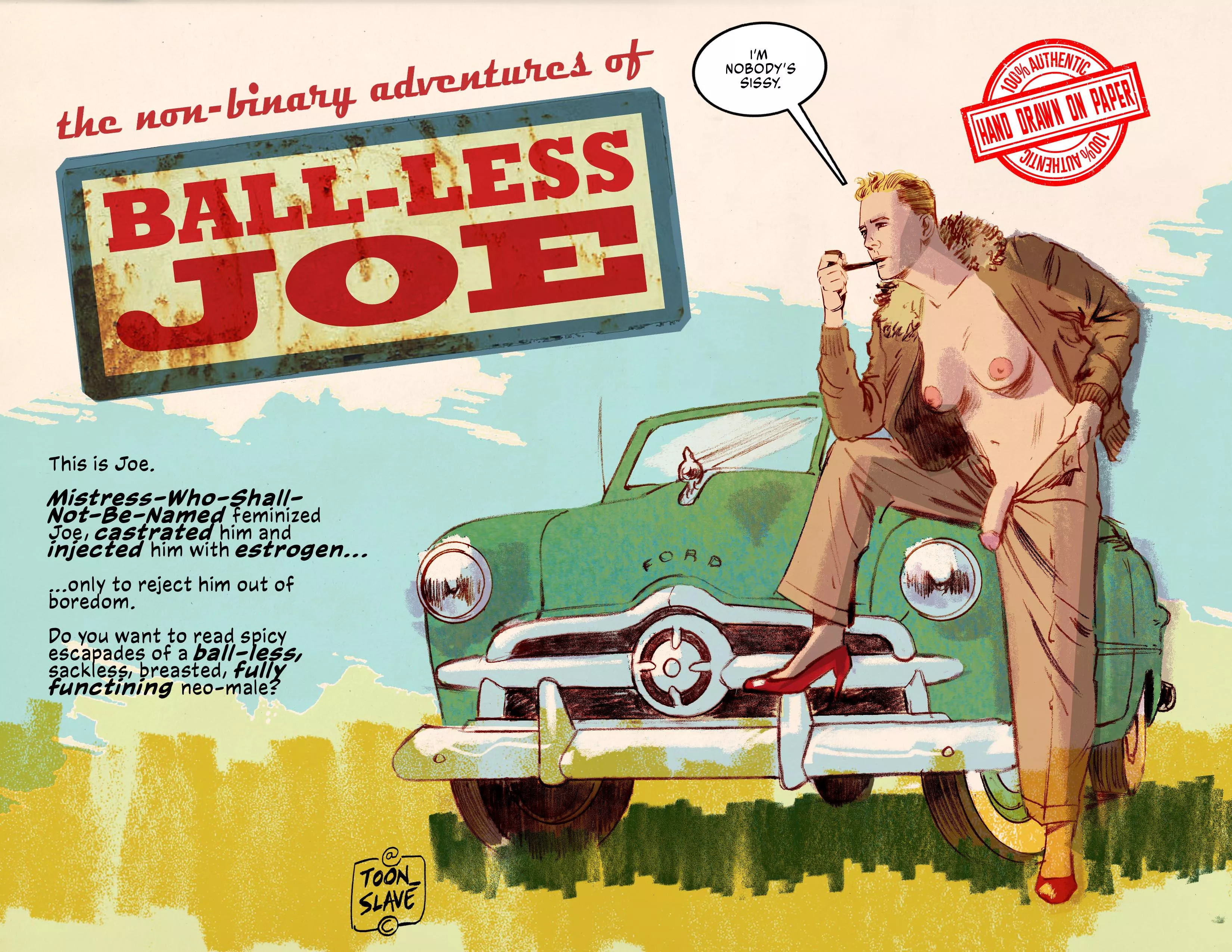 Gender Bending ENBY neo-male transformation comics are hard to find. Is there an audience for this stuff?