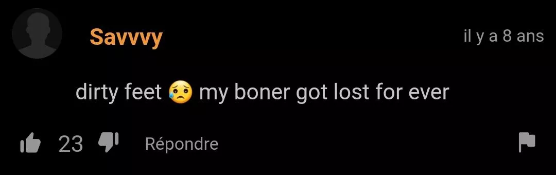 No boner anymore 😢 