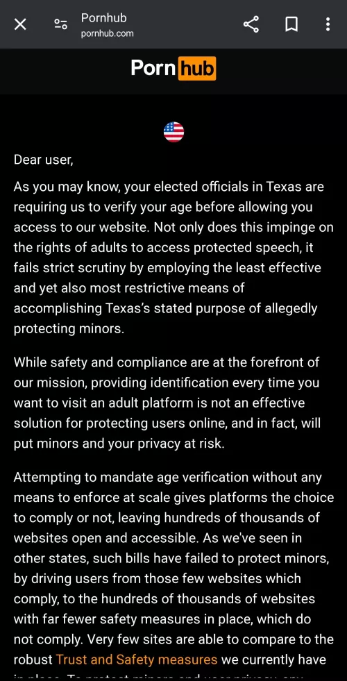 Now in Texas you have to upload a photo of your ID. 