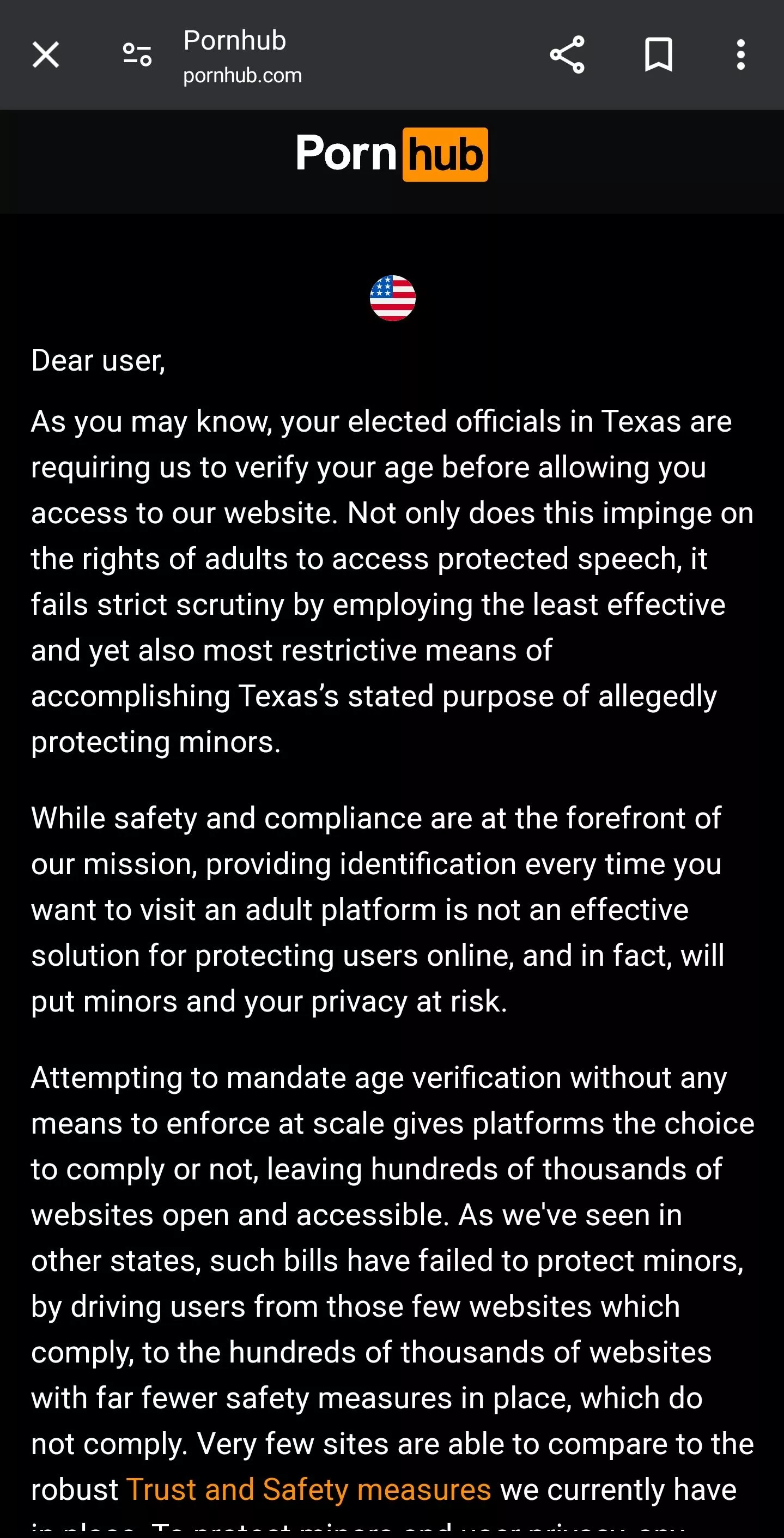 Now in Texas you have to upload a photo of your ID. 