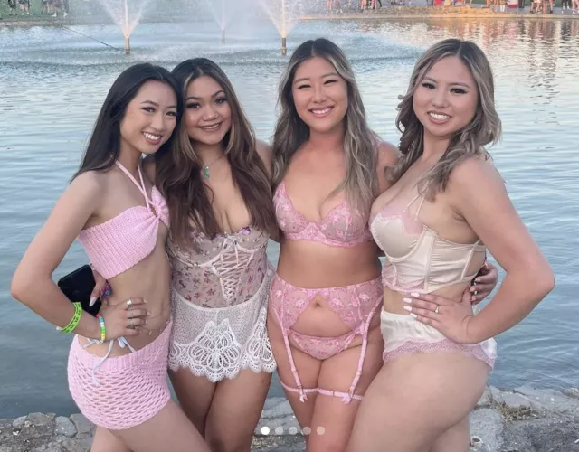 Pick one to see without her lingerie