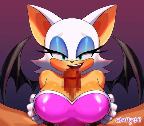 Rouge the bat (Art by me: BattyzBit)