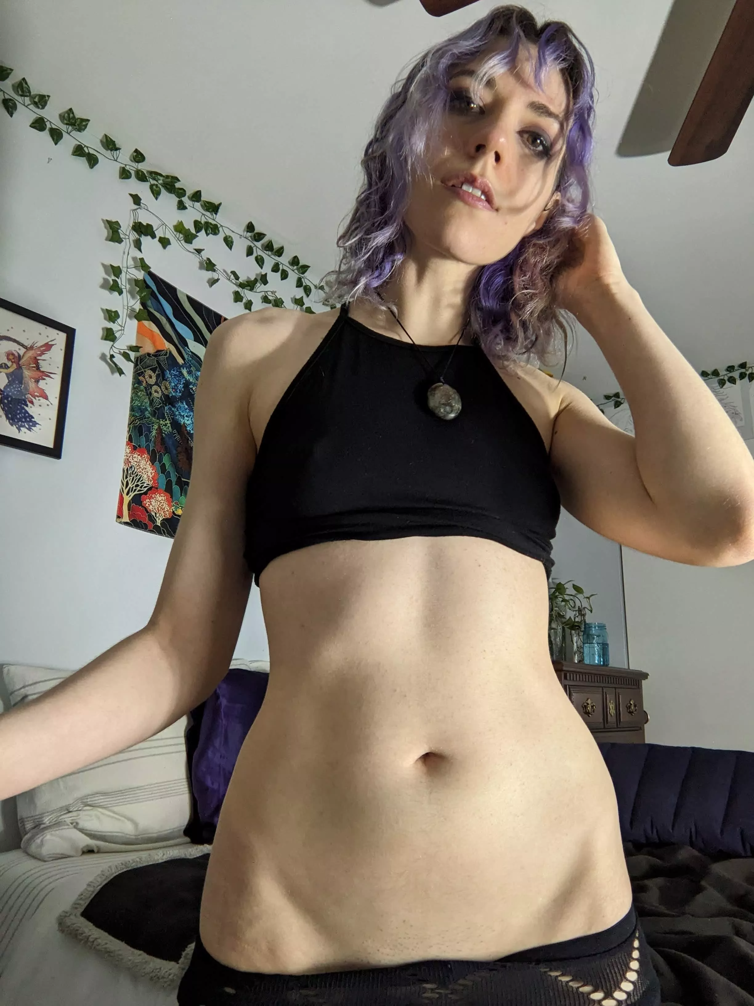 Tummy, hips, me