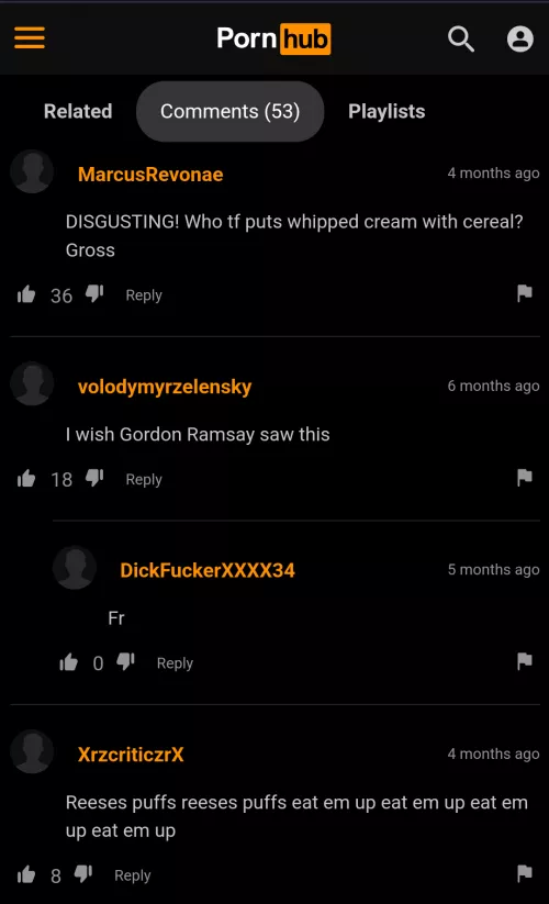 What's your opinion on Whipped cream with Cereal?? 