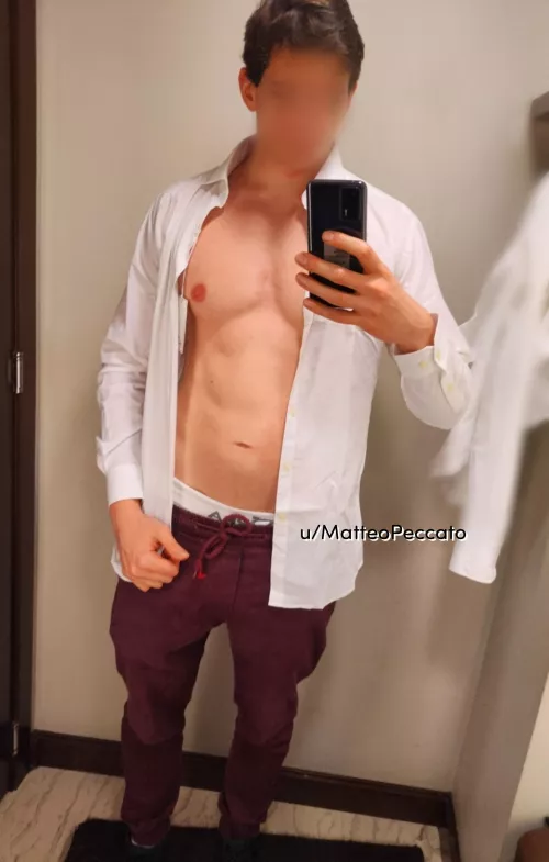 Would you like to finish undressing me? 😈