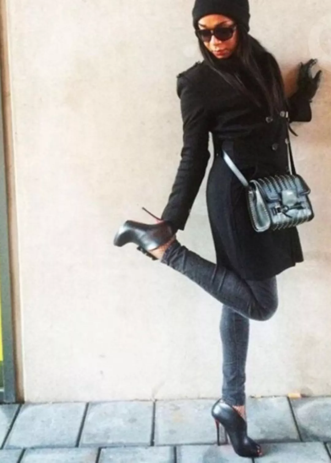 A lady in the streets...