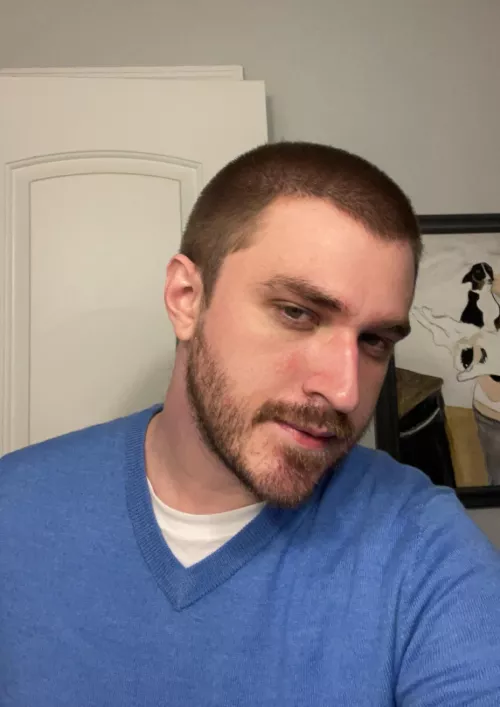 Buzzed my head today 😜