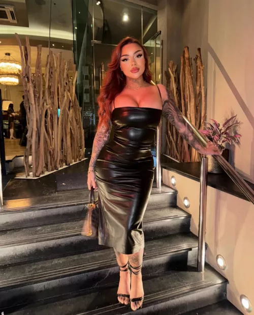 Love a leather dress