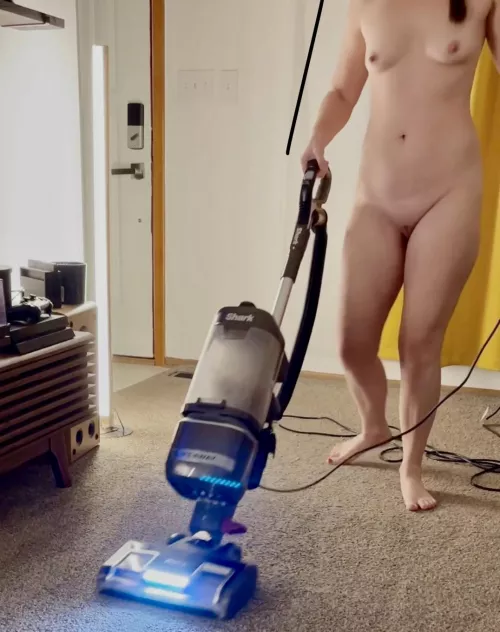 Didn’t want my clothes to get sucked into the vacuum. 