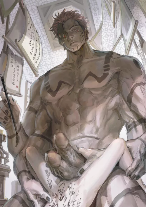 I want heian Sukuna so bad [Jujutsu Kaisen by @woshihedawei]