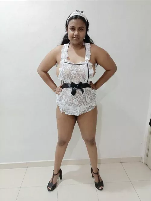 Indian Hotwife here. Caption my pic please.