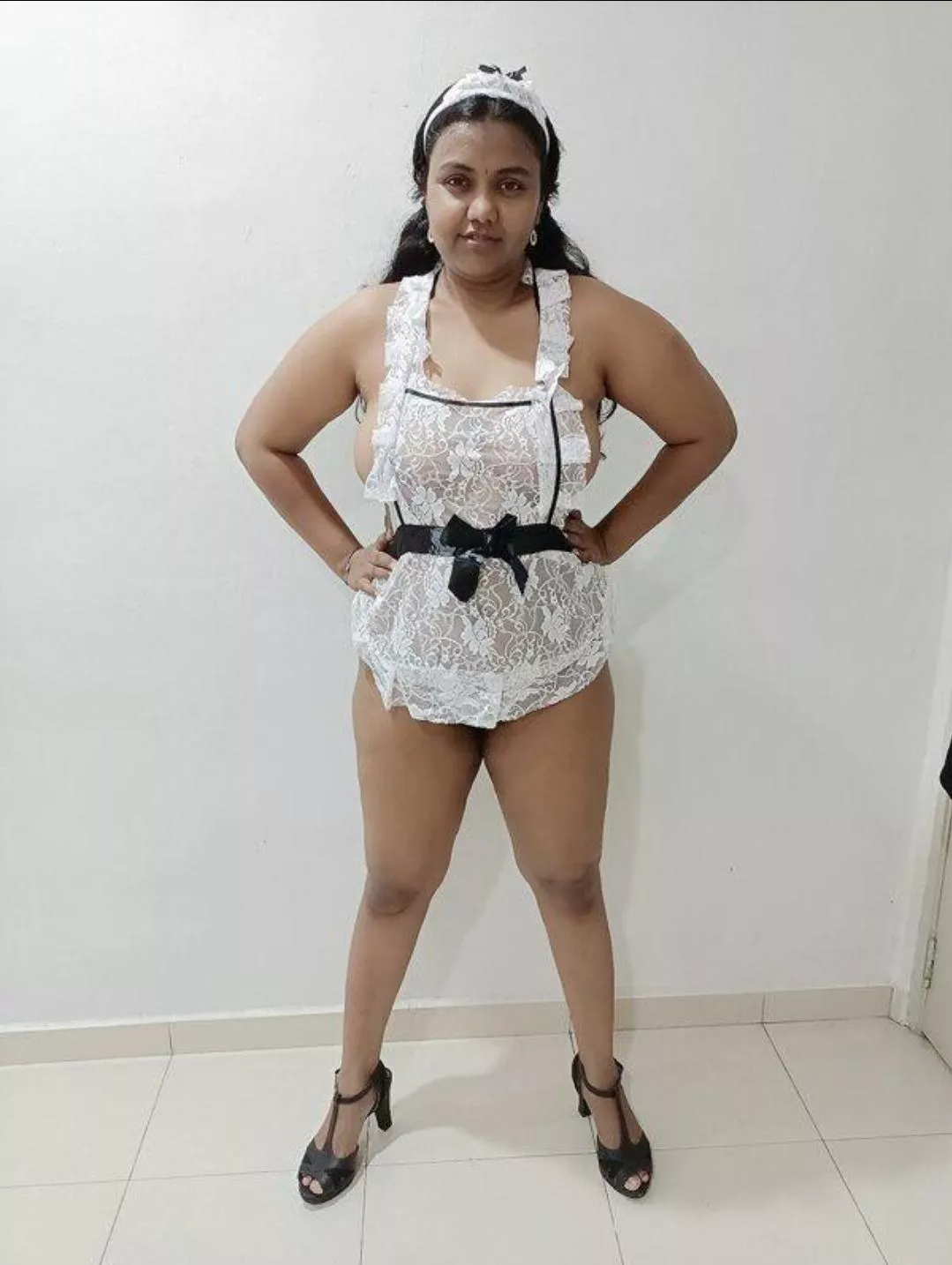 Indian Hotwife here. Caption my pic please.