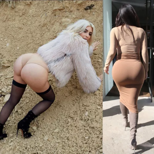 Kim has such perfect proportions 