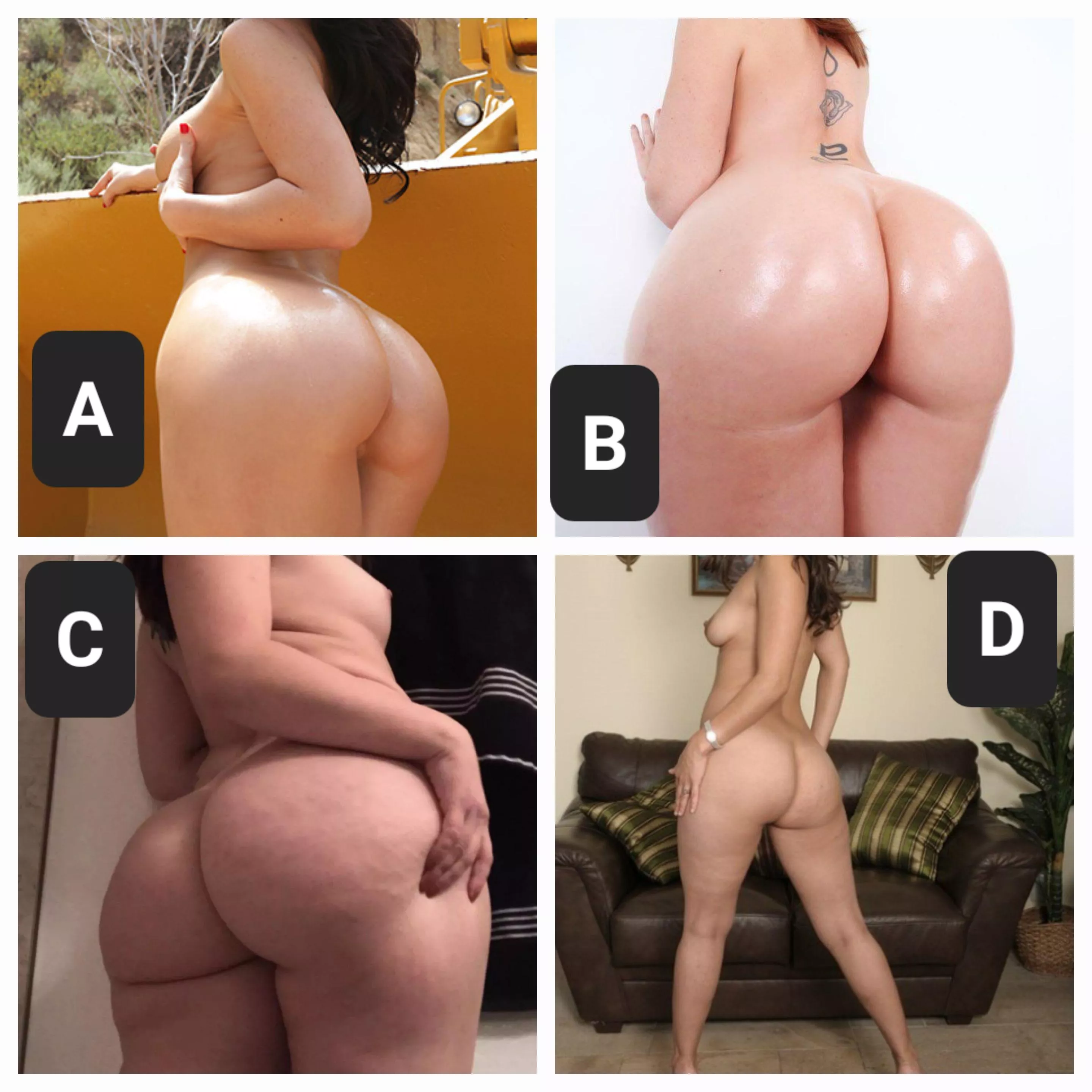 Ass Like That: Do you know your pornstar asses? You get 2 names and guess the others. Match the name to the letter
