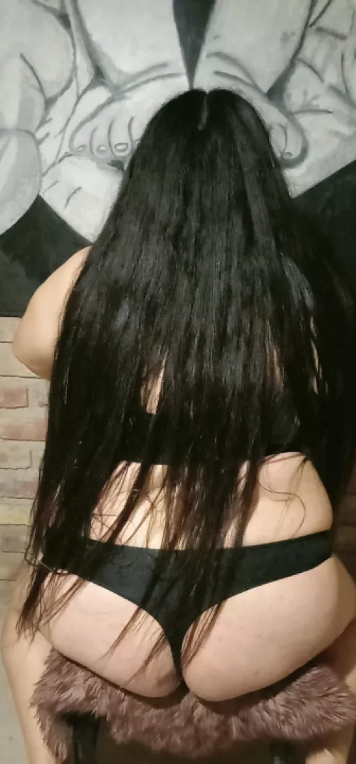 big girl with long hair