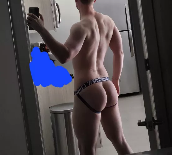 First time wearing a jock, what do we think?