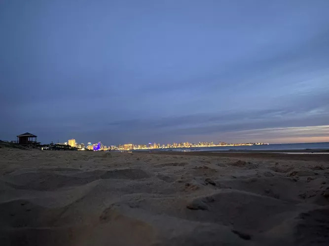 How about spending the night on the beach?