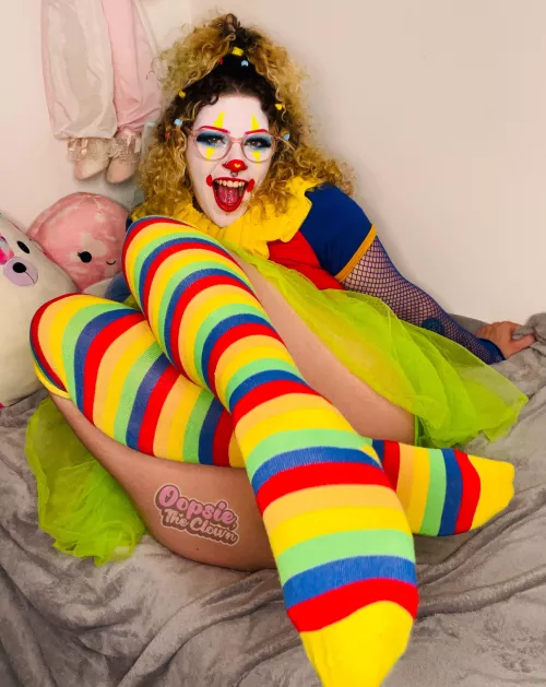 I love super colourful socks! 