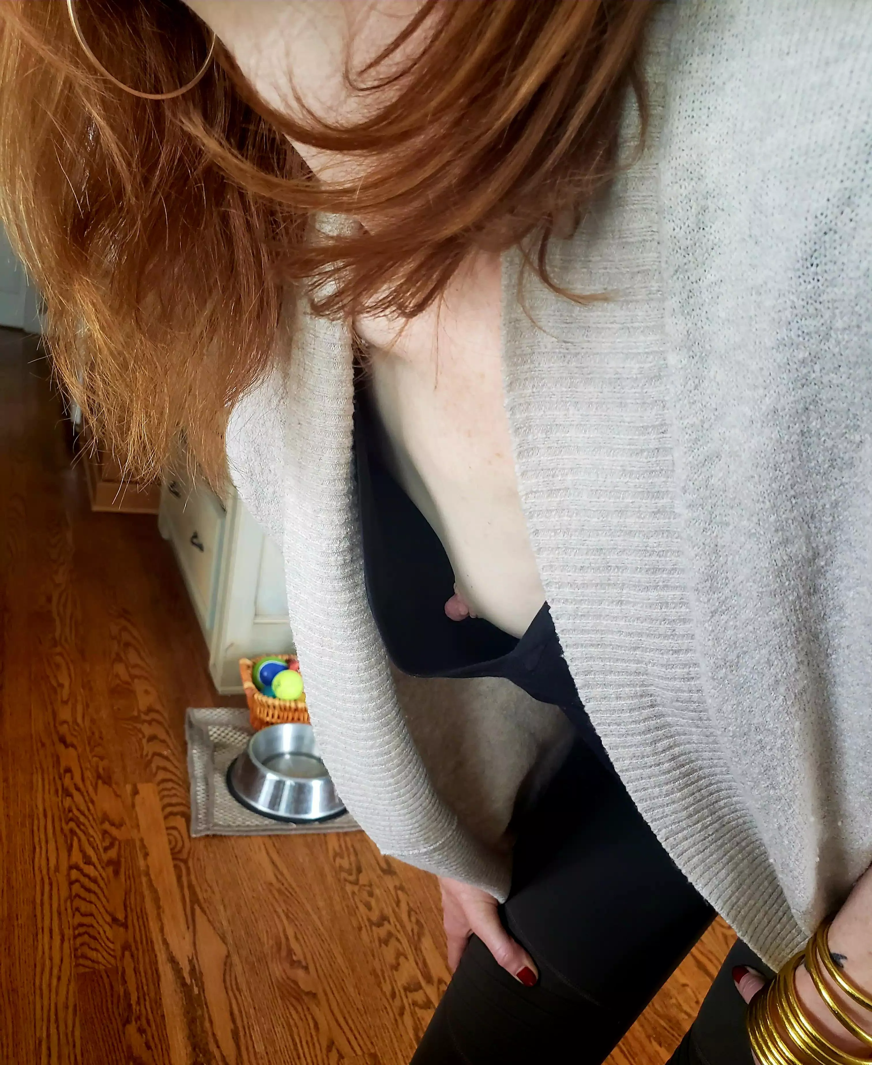 Just giving my colleagues a better view to brighten their day.