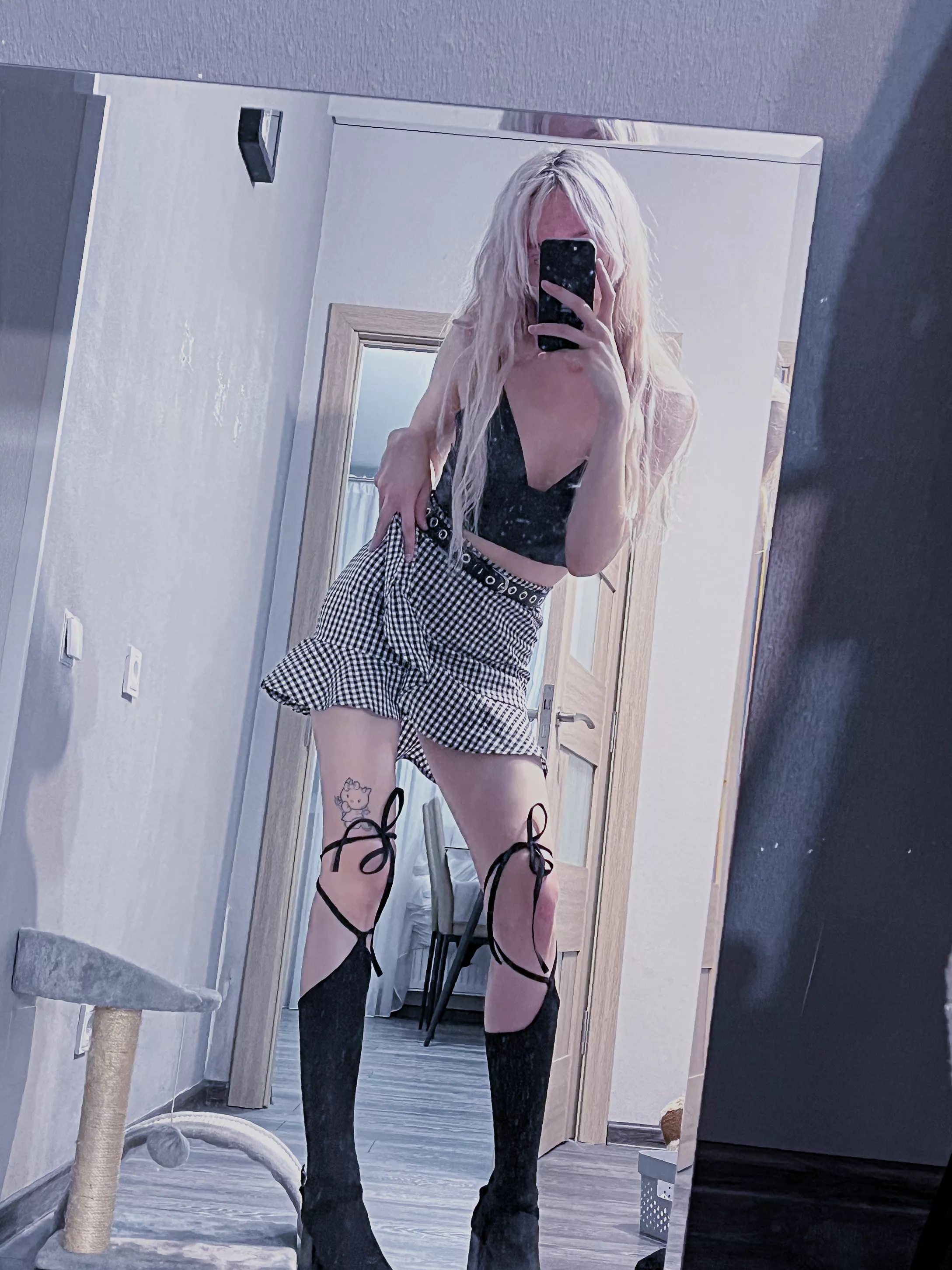 Maybe I better take this skirt off?