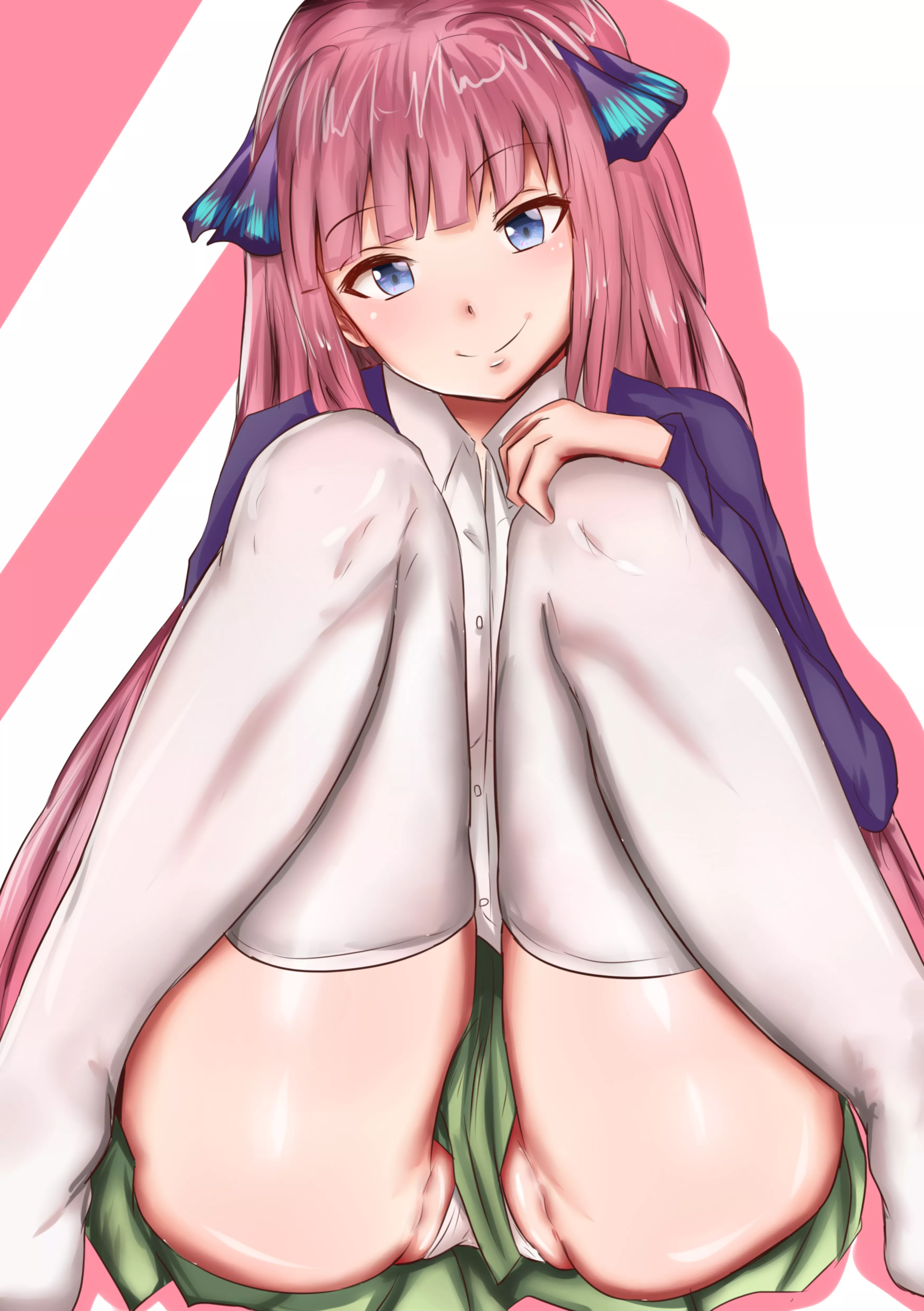 Nino Showing Off Her Thighs (The Quintessential Quintuplets)