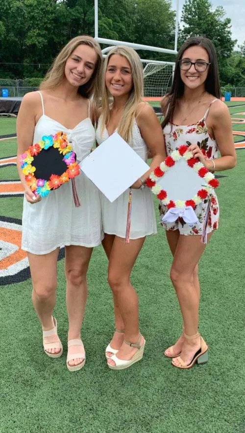Three 18 year old High-School graduates💯🔥