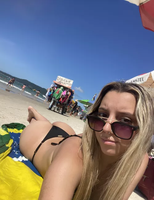 weekend is a beach day.