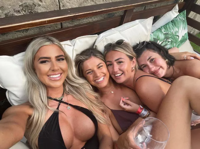 You really can't see the others... it doesn't really matter... she WINS!!!