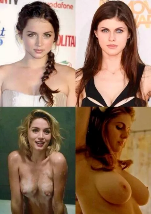 Ana de Armas vs Alexandra Daddario 