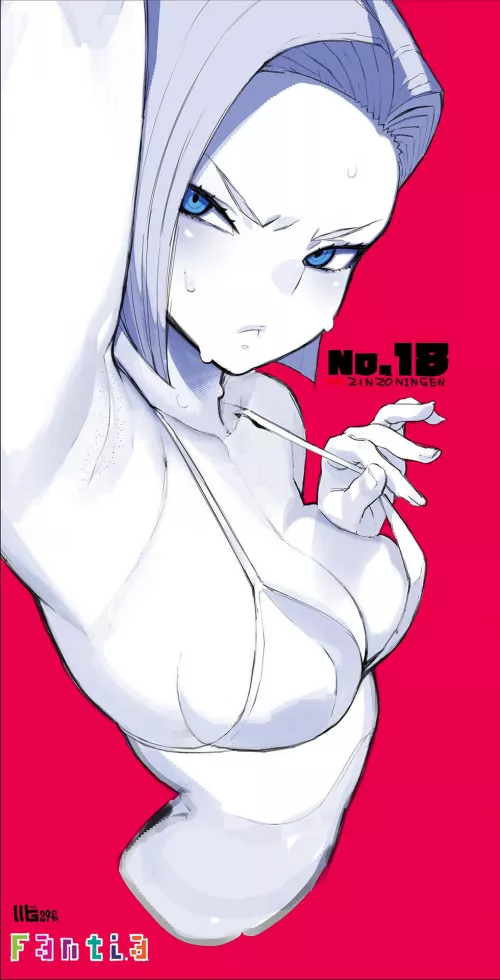 Android 18's Underarm Stubble in a Sexy Bikini (@mg_no29)