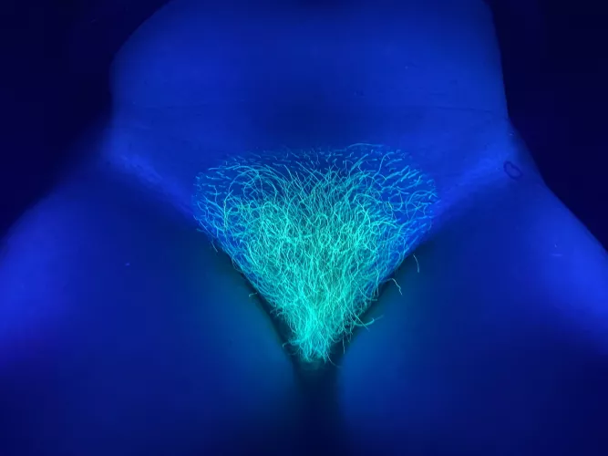 Black light alert, black light alert!  This is called a CAMELGLOW! Xoxo