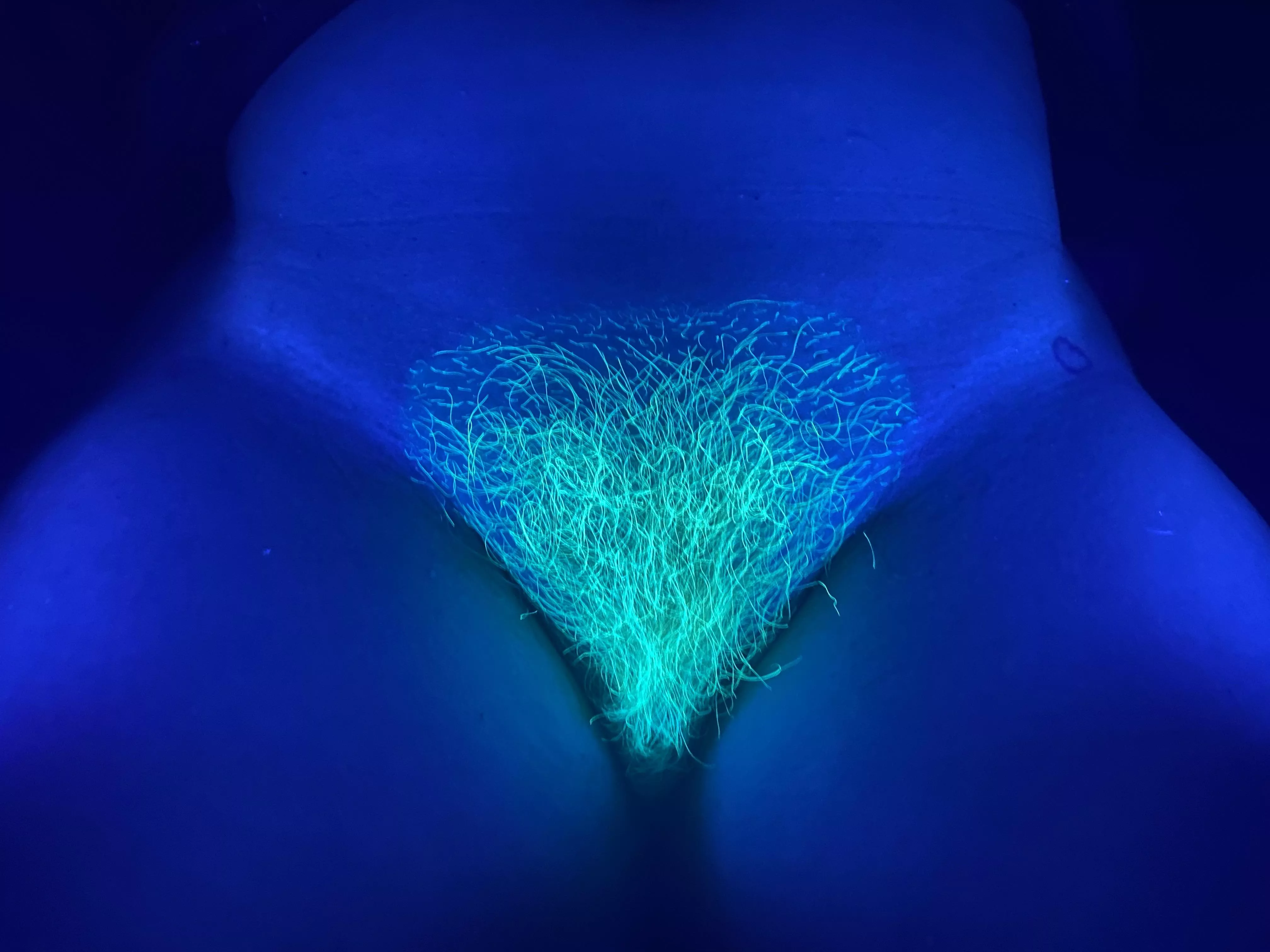 Black light alert, black light alert!  This is called a CAMELGLOW! Xoxo
