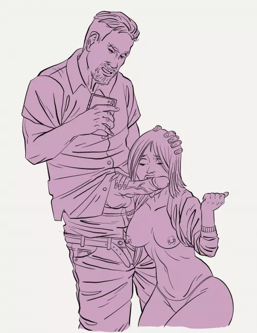 Commission in progress! One slot opening soon. DM me for details and questions about pricing. 