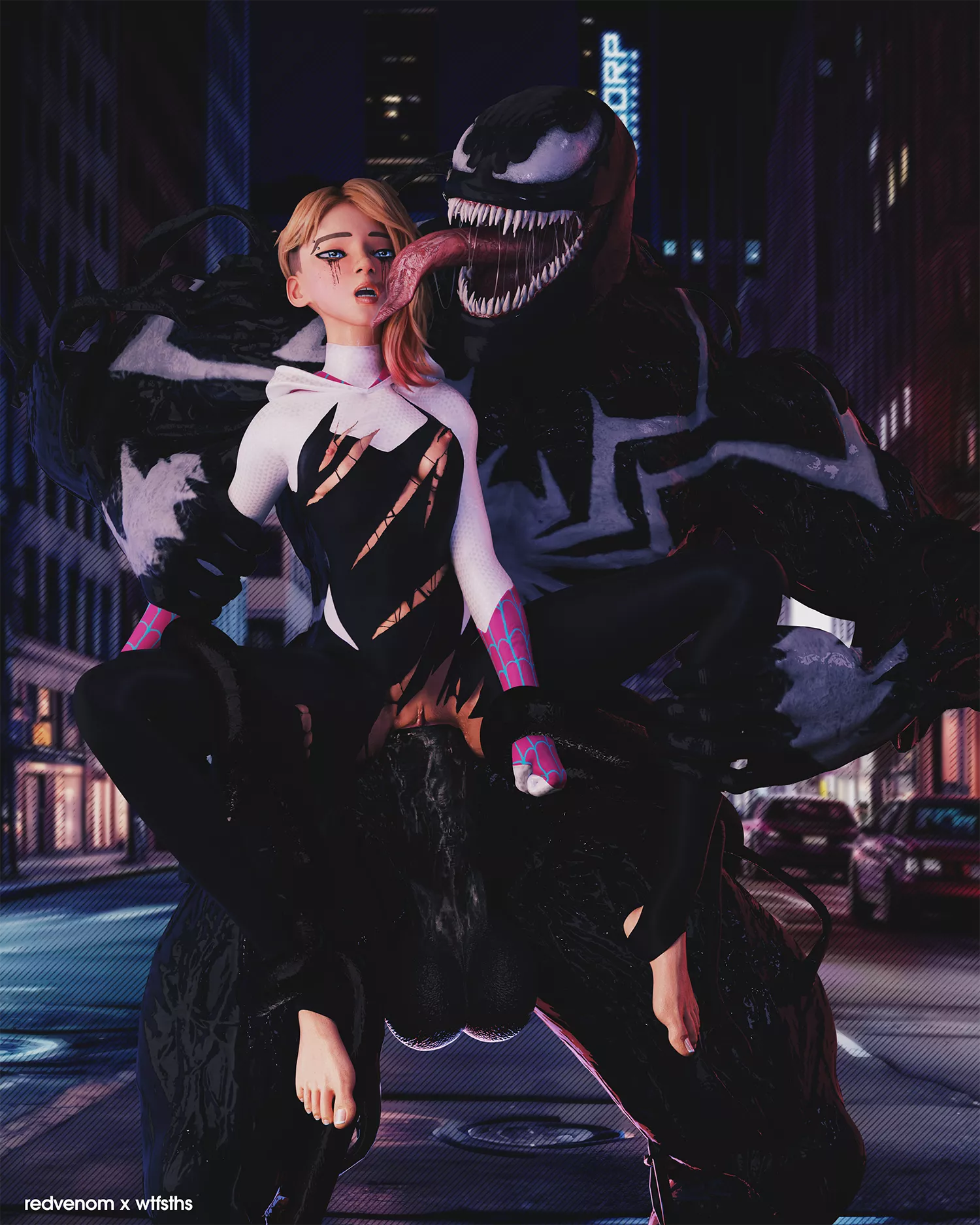 Gwen with Venom (RedVenom/Wtfsths)