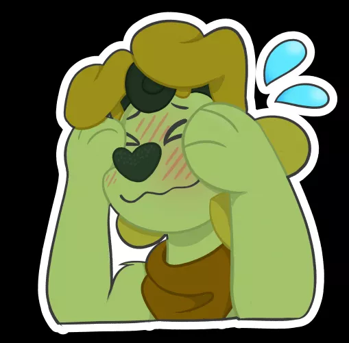 He's trying his best to contain his feeling