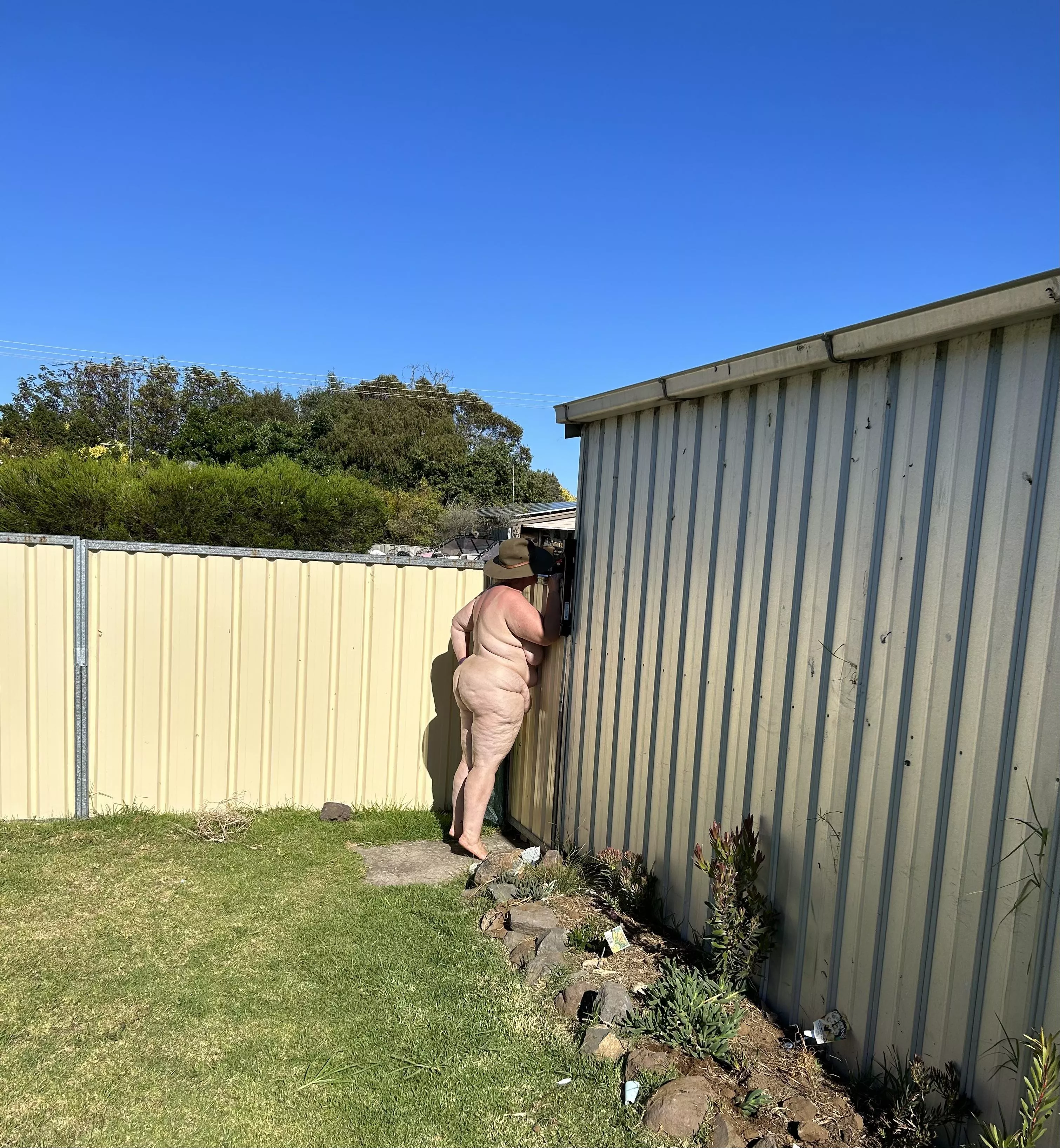 Making sure the neighbours are watching 