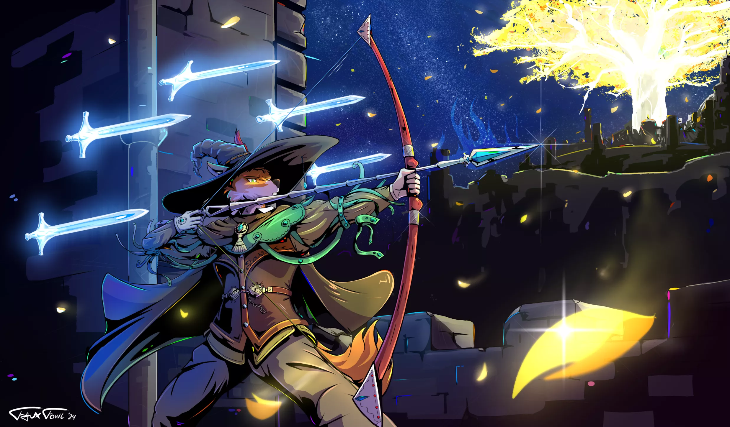 Robin Hood x Elden Ring fanart (by me)