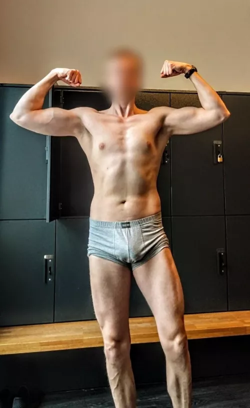 Sweaty, tired but satisfied 